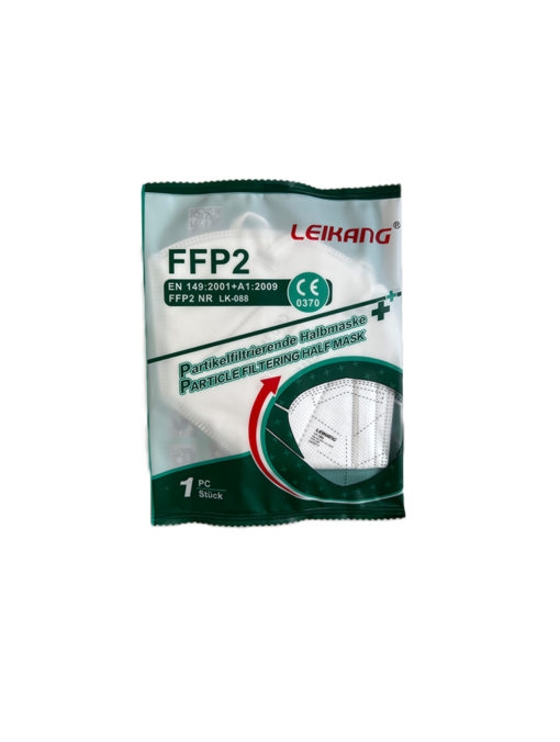 Leikang FFP2 weis CE0370 - 20er Pack MHD 08/25 – Bild 3