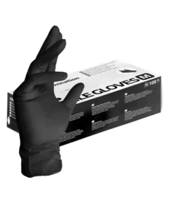 KINGFA Nitril-Einmal-Untersuchungshandschuhe Farbe Schwarz Gr. S - XL MHD 12/29