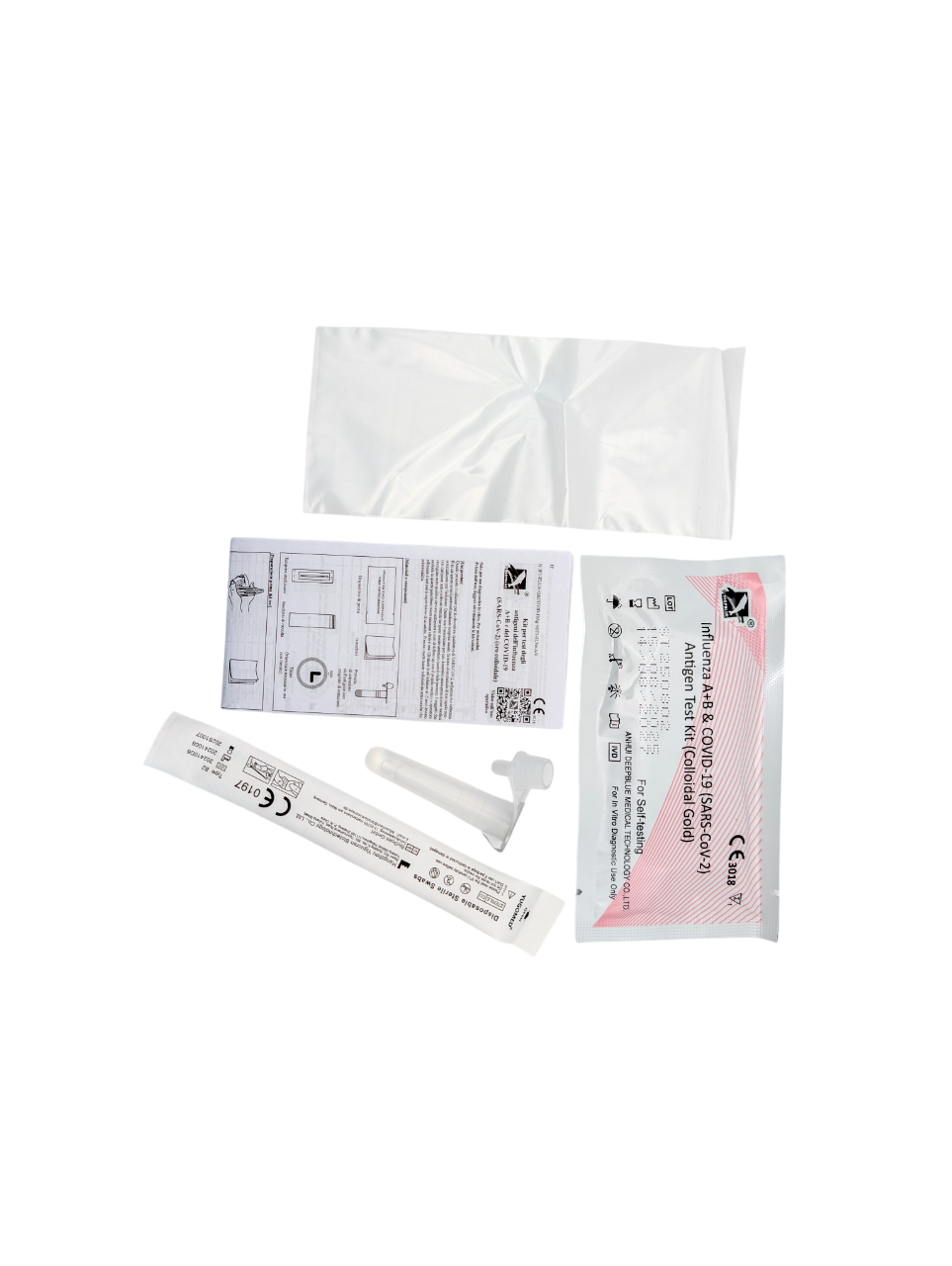 Deepblue 3-in-1 Kombitest COVID-19 + Influenza A&B MHD 08/2027 – Bild 2